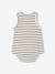 Sleeveless sleepsuit for newborns ecru 