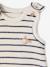 Sleeveless sleepsuit for newborns ecru 