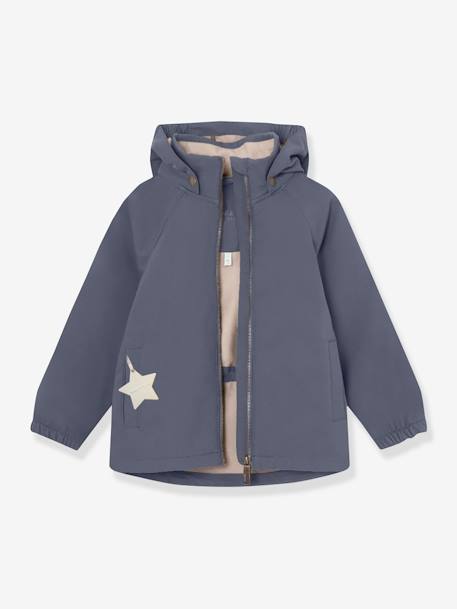 MATADEN Softshell Jacket for Baby Boys, MINI A TURE deep blue+green 