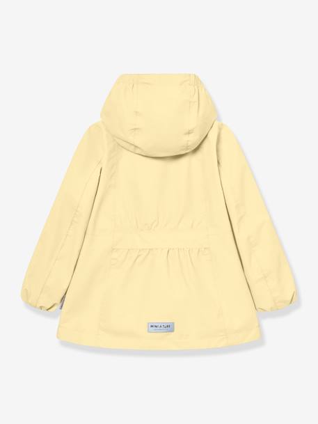MATSILA Mid-Season Waterproof Jacket for Girls, MINI A TURE pastel yellow 