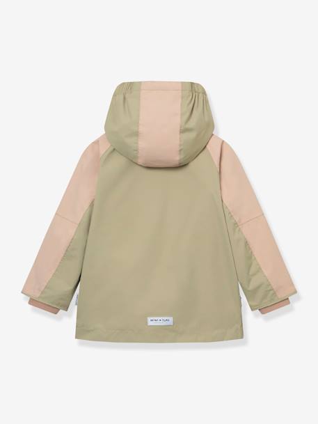 MATVALON Mid-Season Waterproof Jacket for Boys, MINI A TURE green 