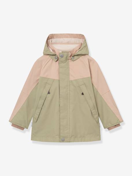 MATVALON Mid-Season Waterproof Jacket for Boys, MINI A TURE green 