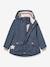 MATALLURE Mid-Season Parka for Girls, MINI A TURE deep blue+navy blue+tomato red 