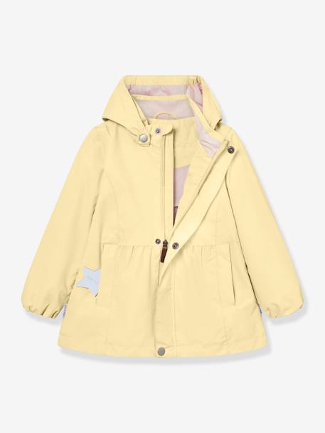 MATSILA Mid-Season Waterproof Jacket for Girls, MINI A TURE pastel yellow 
