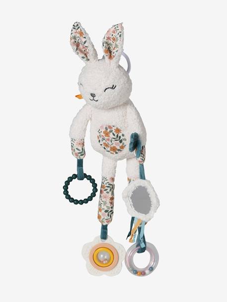 Retro Flowers giraffe activity toy yellow 