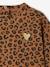 Leopard Sweatshirt for Baby & Mum, Capsule Collection by ENVIE DE FRAISE beige+dark grey 