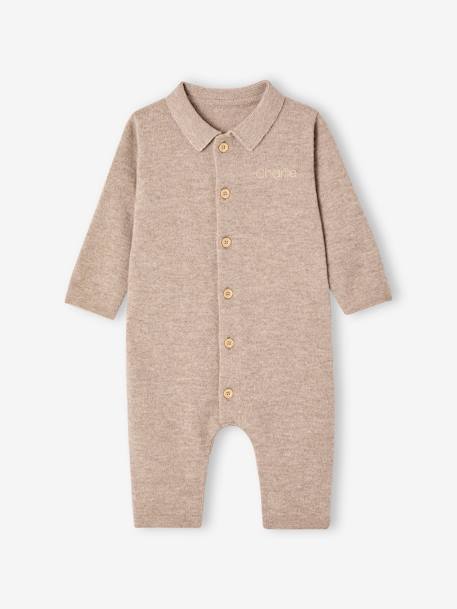 Wool & Cashmere Jumpsuit, ENVIE DE FRAISE marl beige 