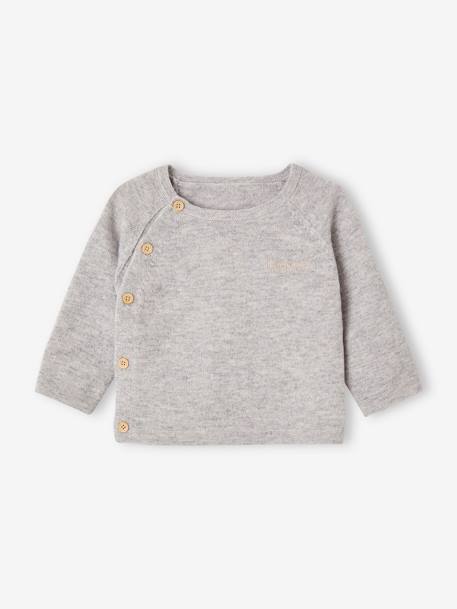 Cashmere & Wool Set for Babies by ENVIE DE FRAISE marl grey 
