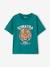 Tiger print T-shirt for boys fir green 