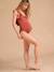 One-Piece Frilly Swimsuit, Maternity & Nursing, ENVIE DE FRAISE terracotta 