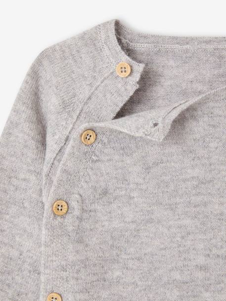 Cashmere & Wool Set for Babies by ENVIE DE FRAISE marl grey 