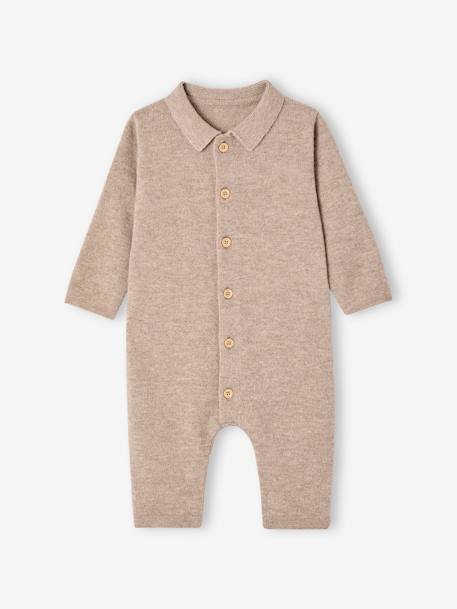 Wool & Cashmere Jumpsuit, ENVIE DE FRAISE marl beige 