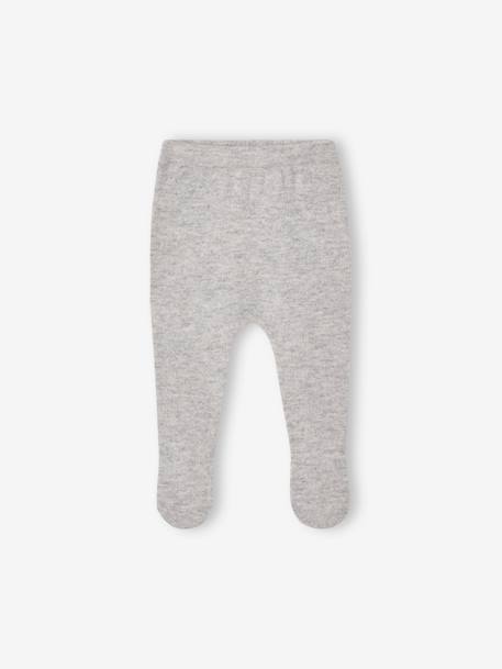 Cashmere & Wool Set for Babies by ENVIE DE FRAISE marl grey 