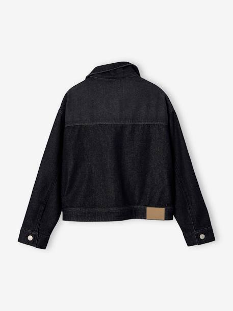 Oversized Denim Jacket for Girls, JONEN denim grey 