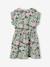 Printed Cotton Gauze Dress for Girls sage green 