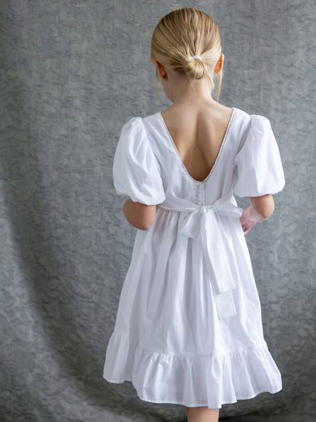 Charlie dress for girls - CYRILLUS Arabesque Wedding Collection ecru 