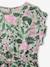 Printed Cotton Gauze Dress for Girls sage green 