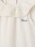 Baby bodysuit with a frilled collar ecru 