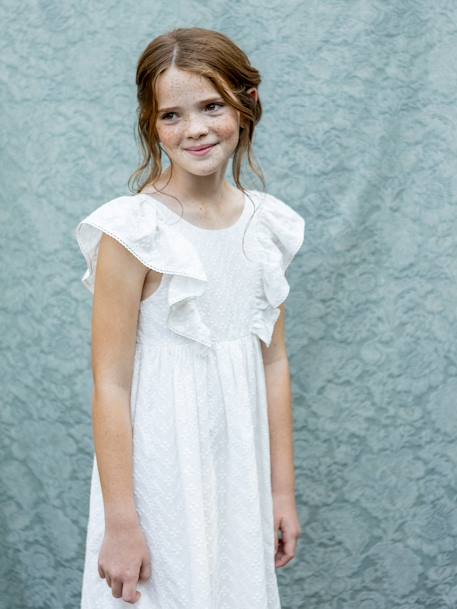 Simone girl's dress - Plume Occasionwear - CYRILLUS ecru 