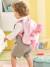 Pink Plush Baby Doll Carrier Backpack, COROLLE rose 