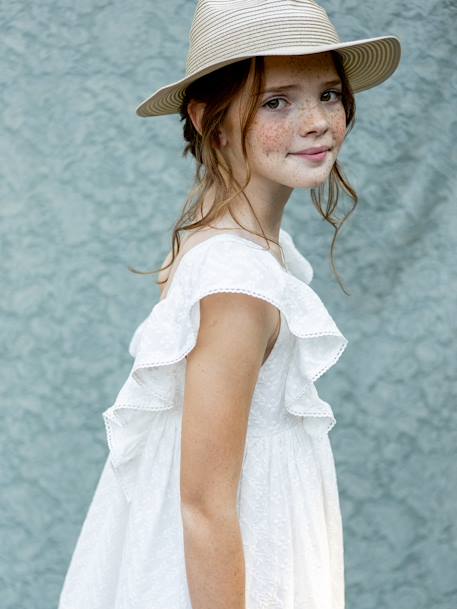 Simone girl's dress - Plume Occasionwear - CYRILLUS ecru 
