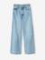 Distressed Wide-Leg Jeans for Girls, JONEN light blue+medium blue 
