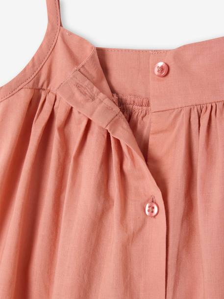 Embroidered Dress for Babies rose 