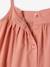 Embroidered Dress for Babies rose 