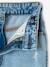 Distressed Wide-Leg Jeans for Girls, JONEN light blue+medium blue 