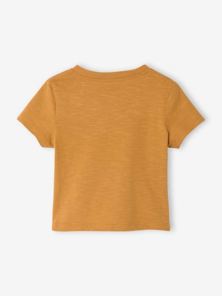 Printed T-Shirt for Baby Boys ochre 