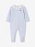Velour Sleepsuit, ENVIE DE FRAISE sky blue 