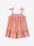 Embroidered Dress for Babies rose 