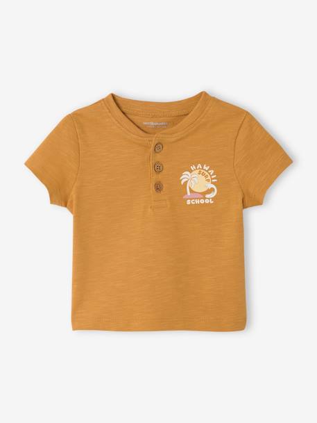Printed T-Shirt for Baby Boys ochre 
