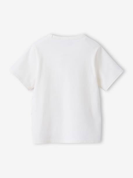 T-Shirt with Mesh Sides for Girls, JONEN ecru 