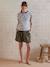 Lyocell Shorts with Belly Band for Maternity khaki 
