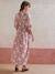 Wrapover Dress for Maternity & Nursing tomato red 