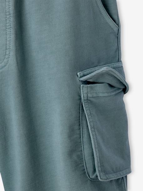 Fleece Battle Shorts for Boys, JONEN aqua green 