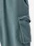 Fleece Battle Shorts for Boys, JONEN aqua green 