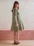 Loose-Fitting Short Maternity Dress With Print olive 