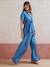 Wide-Leg, Short-Sleeved Lyocell Jumpsuit for Pregnancy & Nursing olive+stone 