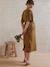 Long Organic Cotton* Dress in Thick Jersey Knit for Maternity olive 