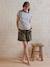 Lyocell Shorts with Belly Band for Maternity khaki 