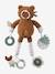 Small GREEN FOREST bear activity toy green 