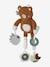 Small GREEN FOREST bear activity toy green 