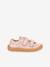 BAREFOOT BASE Hook-&-Loop Shoes for Girls, FRODDO coral+navy blue+rose 