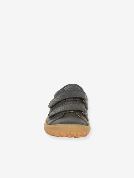 BAREFOOT BASE Hook-&-Loop Shoes for Girls, FRODDO coral+navy blue+rose 