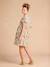 Short Floral Maternity Dress, ENVIE DE FRAISE khaki+red 