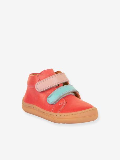 BAREFOOT FIRST STEP Shoes For Children, FRODDO caramel+coral+navy blue 