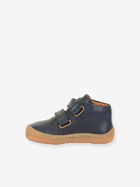 BAREFOOT FIRST STEP Shoes For Children, FRODDO caramel+coral+navy blue 