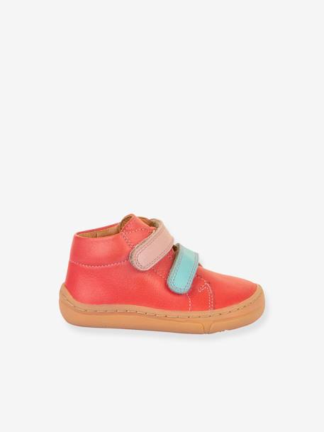 BAREFOOT FIRST STEP Shoes For Children, FRODDO caramel+coral+navy blue 
